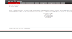 Desktop Screenshot of aa-iowa.org